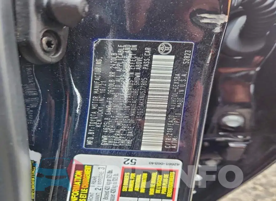 4T1G31AKXNU577805 Photo# 12