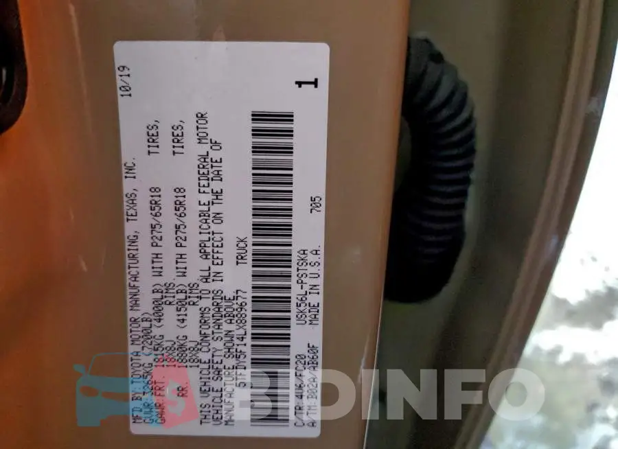 5TFDY5F14LX889677 Photo# 12