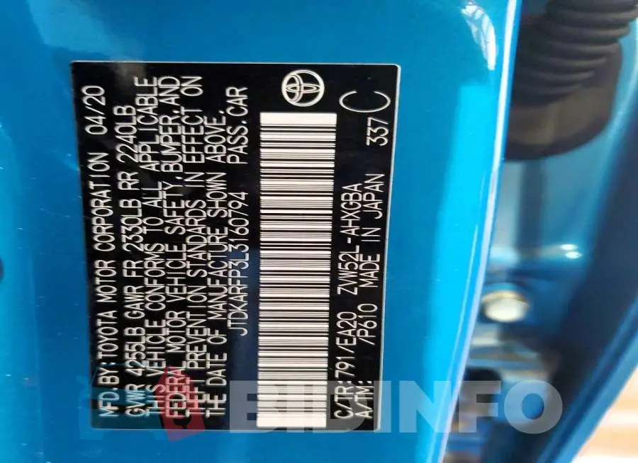 JTDKARFP3L3160794 Photo# 12