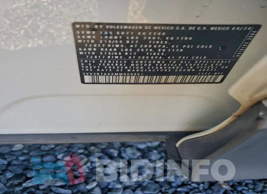 3VV2B7AX5MM008851 Photo# 12