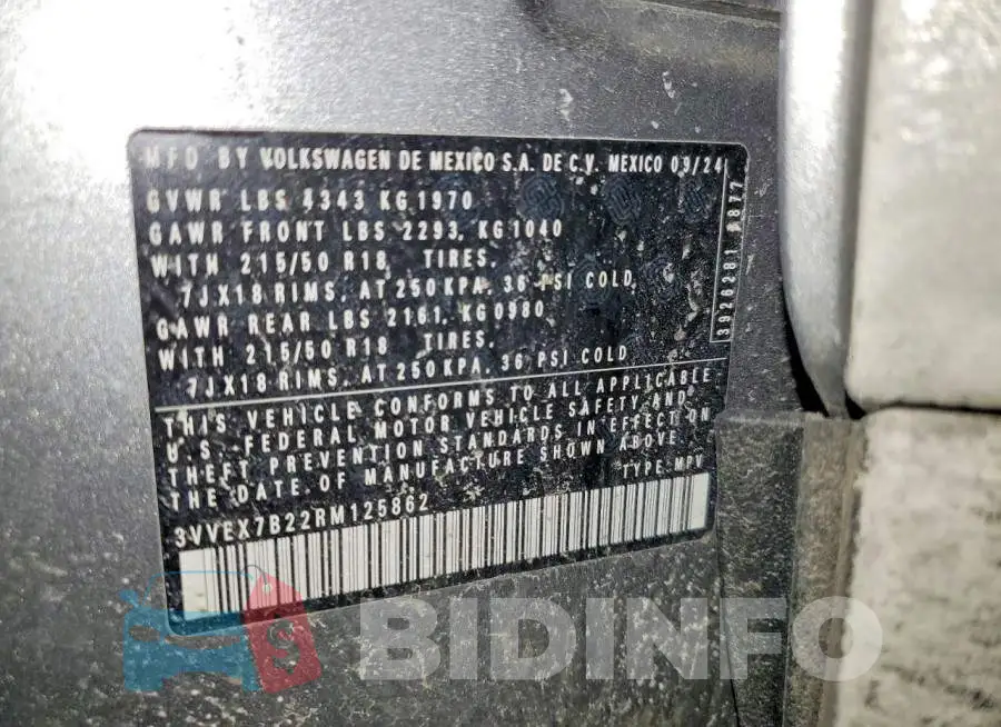 3VVEX7B22RM125862 Photo# 13