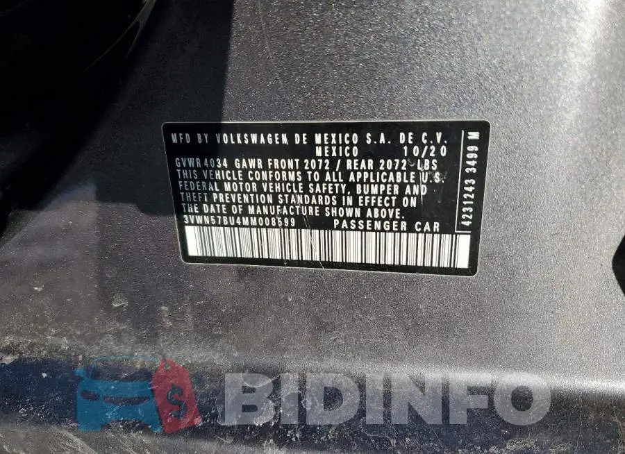 3VWN57BU4MM008599 Photo# 12
