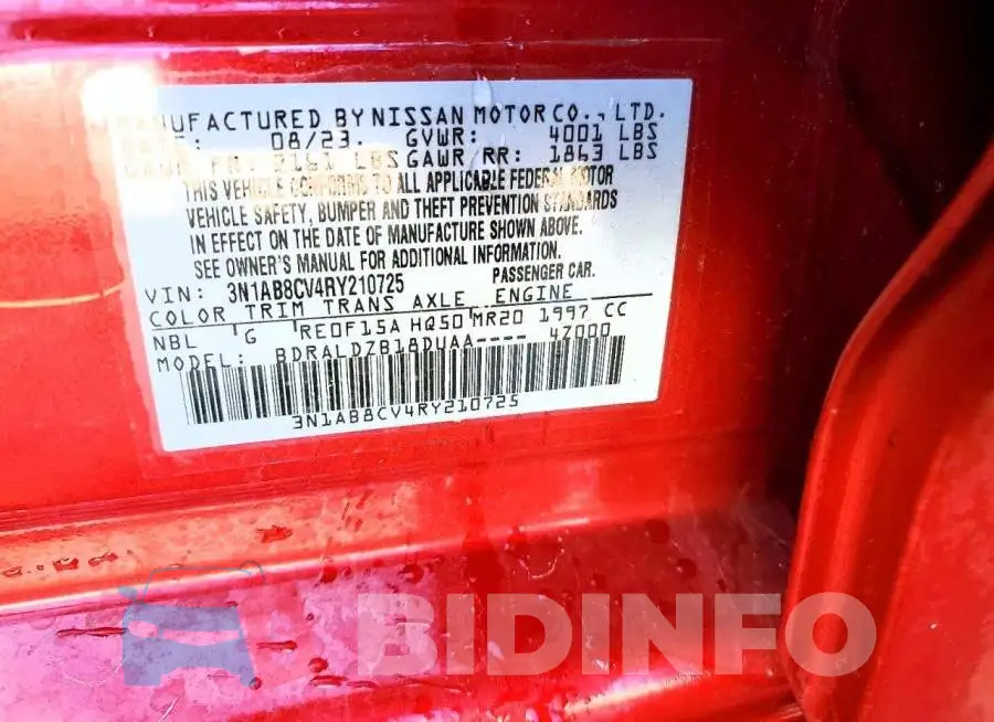 3N1AB8CV4RY210725 Photo# 11