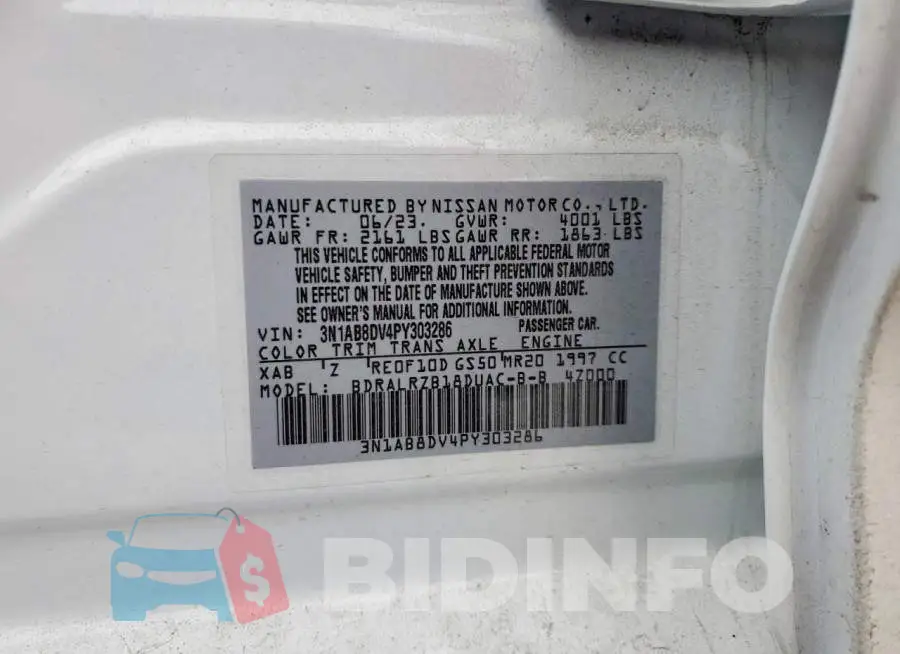 3N1AB8DV4PY303286 Photo# 12