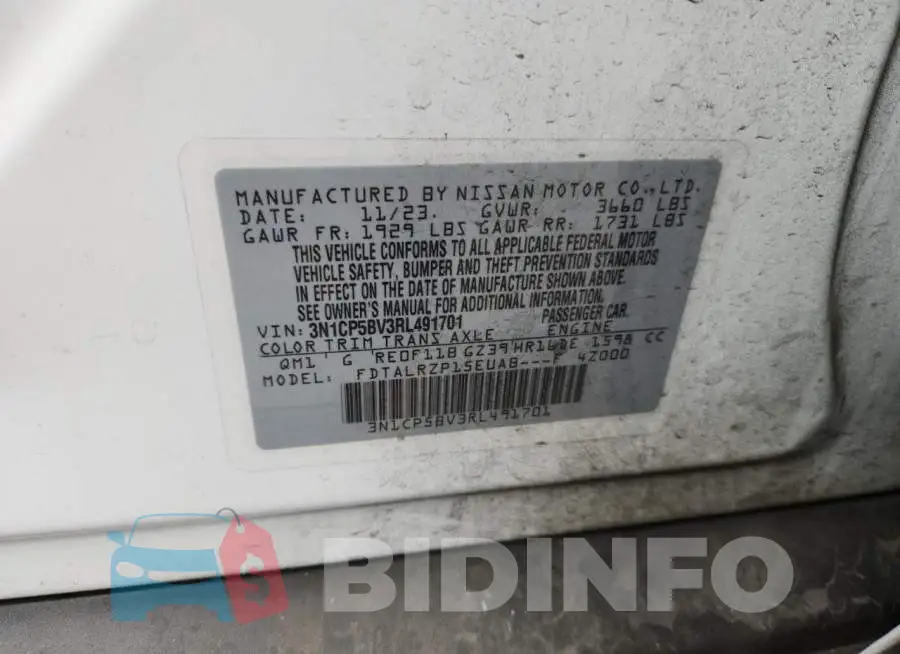 3N1CP5BV3RL491701 Photo# 12