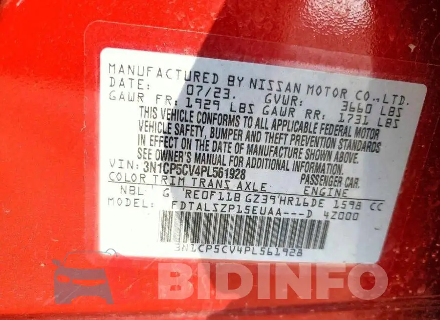 3N1CP5CV4PL561928 Photo# 12