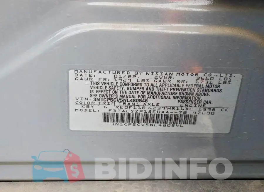 3N1CP5CV5NL480546 Photo# 14