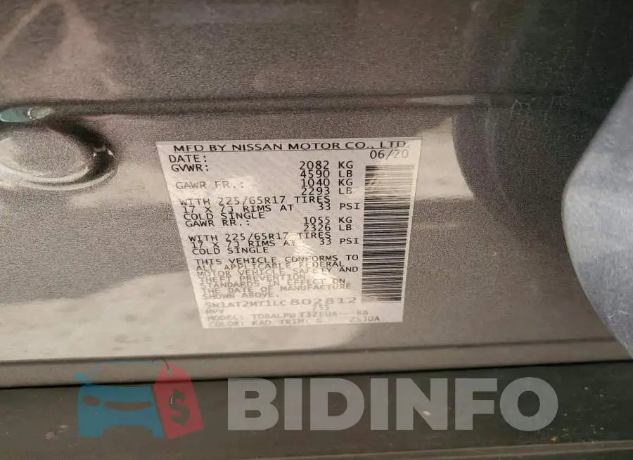 5N1AT2MT1LC802812 Photo# 14