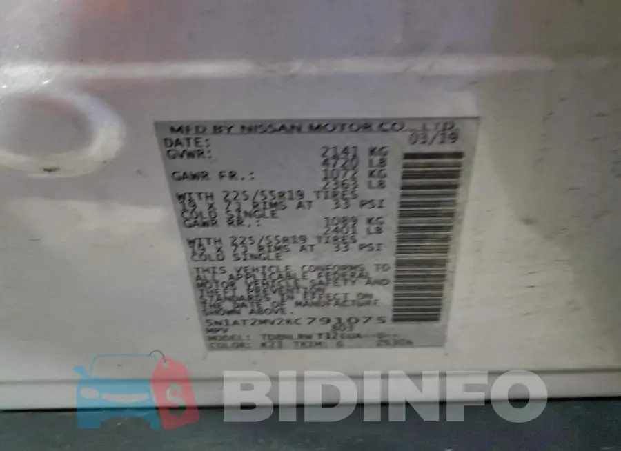 5N1AT2MV2KC791075 Photo# 13