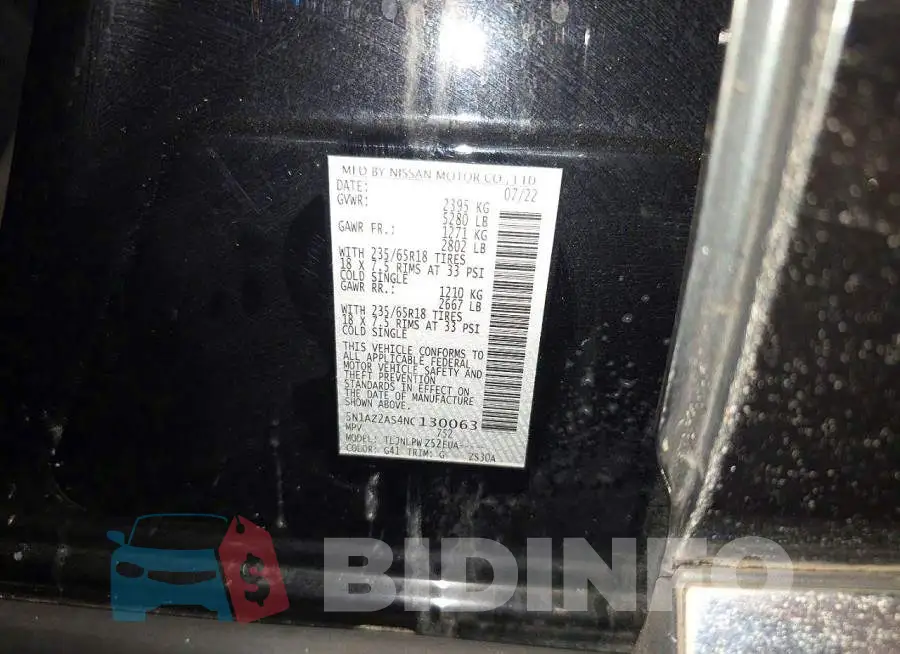 5N1AZ2AS4NC130063 Photo# 10