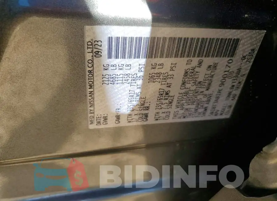 5N1BT3AB1PC900170 Photo# 12