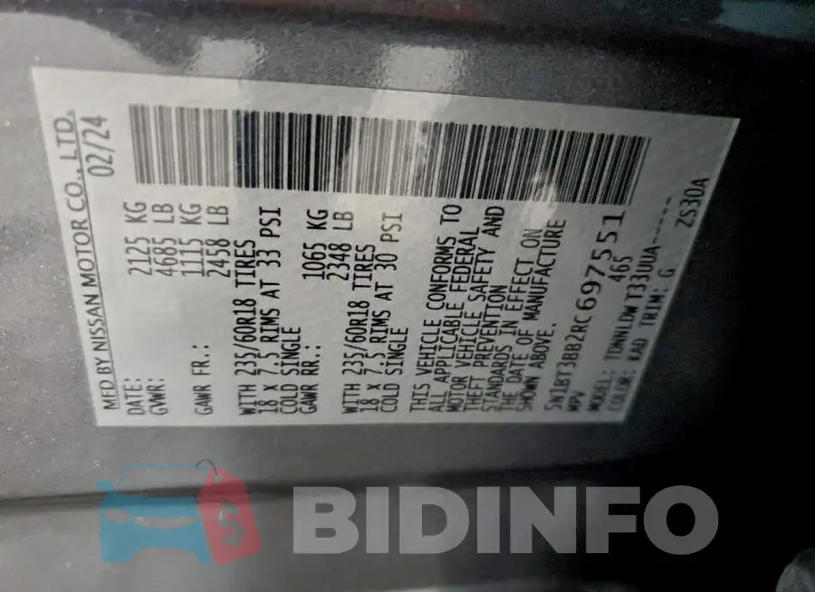 5N1BT3BB2RC697551 Photo# 13