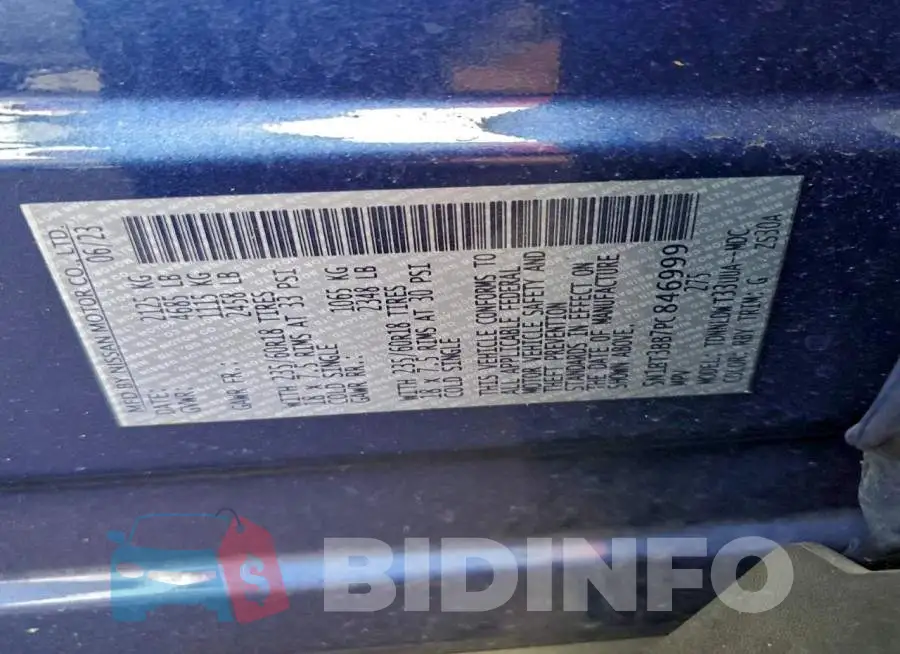 5N1BT3BB7PC846999 Photo# 14