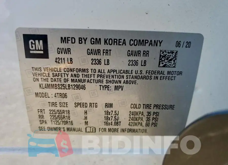 KL4MMBS25LB129046 Photo# 13