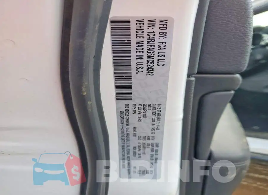 1C4RJFAG6MC524342 Photo# 13