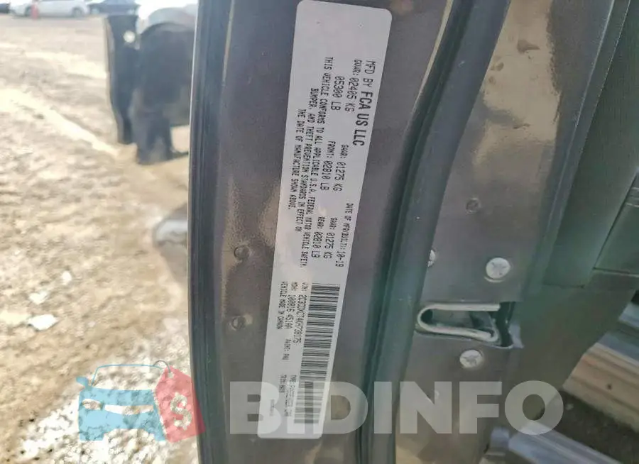 2C3CDXCT4KH738175 Photo# 12