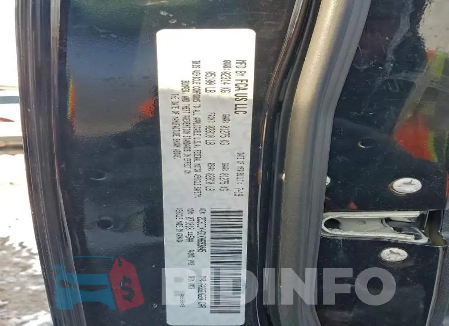 2C3CDXHG1KH693045 Photo# 12