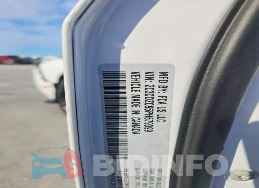 2C3CDZC95PH679399 Photo# 12