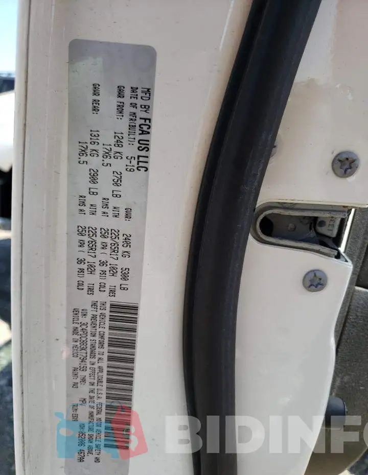 3C4PDCBB3KT794159 Photo# 14