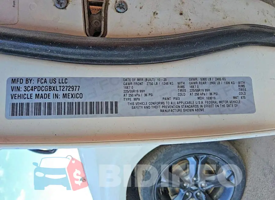 3C4PDCGBXLT272977 Photo# 13