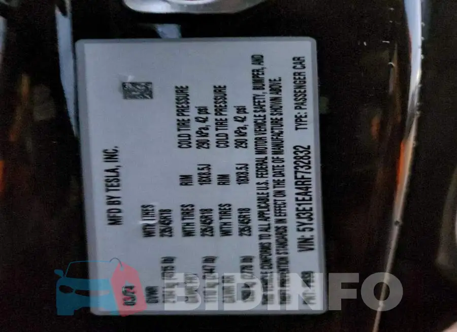 5YJ3E1EA4RF732832 Photo# 12