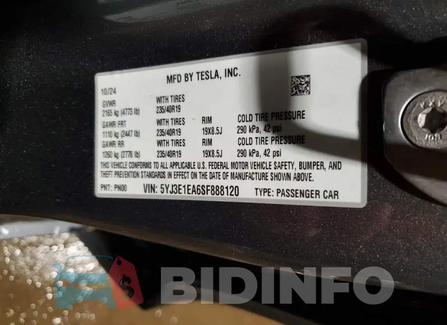 5YJ3E1EA6SF888120 Photo# 13