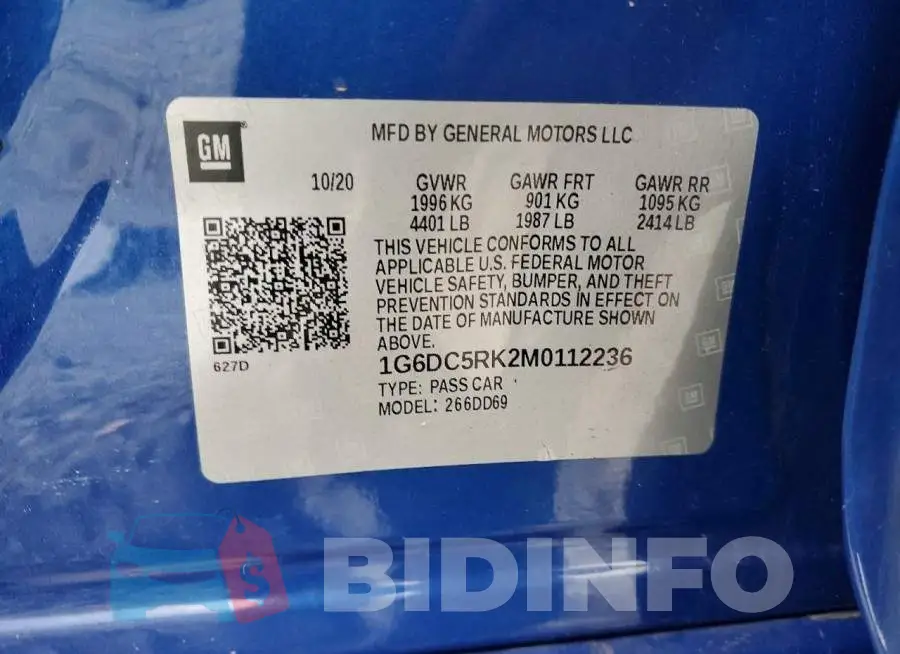 1G6DC5RK2M0112236 Photo# 12