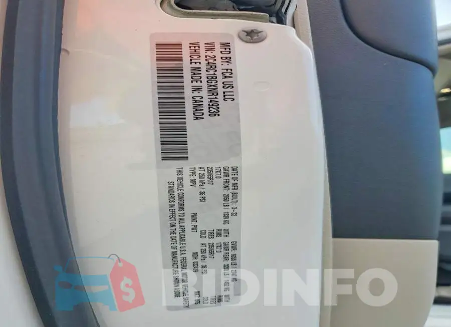 2C4RC1BGXNR149236 Photo# 13
