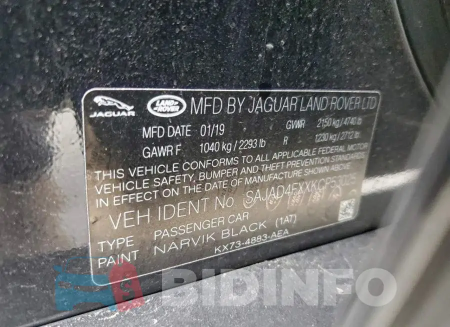 SAJAD4FXXKCP53025 Photo# 12