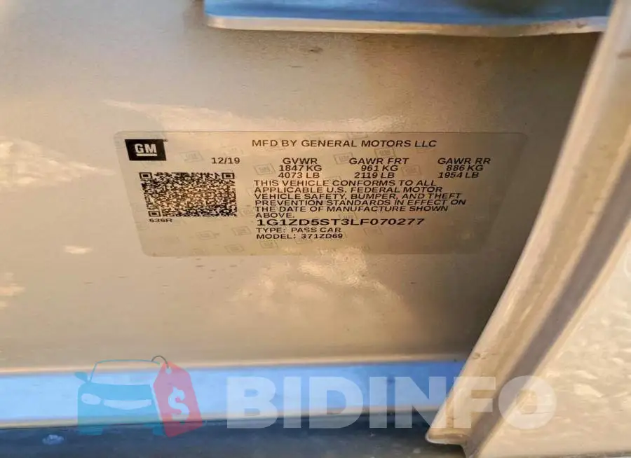 1G1ZD5ST3LF070277 Photo# 12