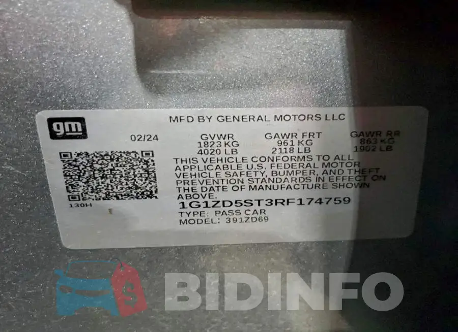 1G1ZD5ST3RF174759 Photo# 12