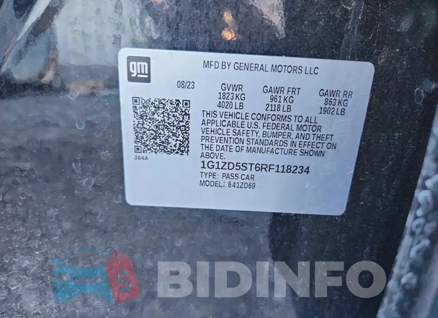 1G1ZD5ST6RF118234 Photo# 12