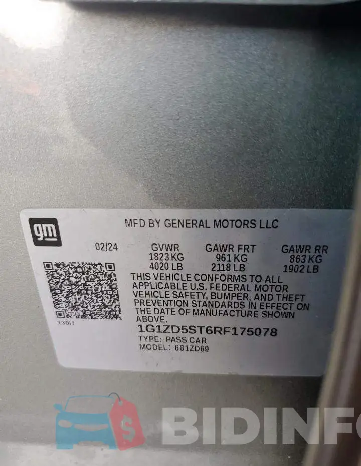 1G1ZD5ST6RF175078 Photo# 13