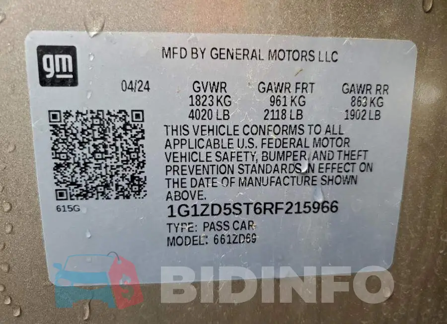 1G1ZD5ST6RF215966 Photo# 12