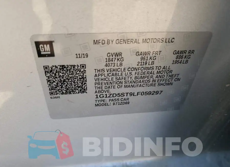 1G1ZD5ST9LF059297 Photo# 12