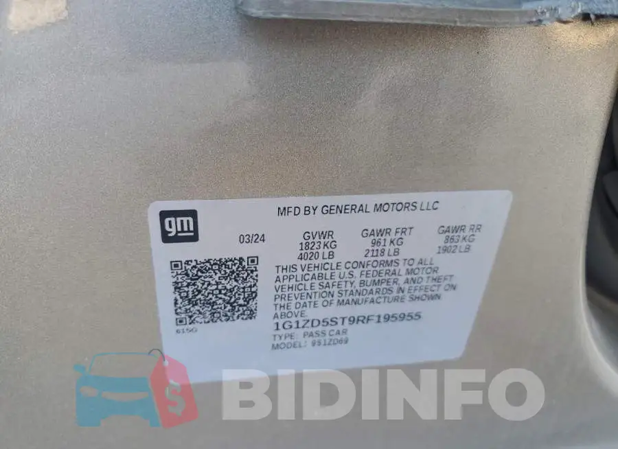 1G1ZD5ST9RF195955 Photo# 12