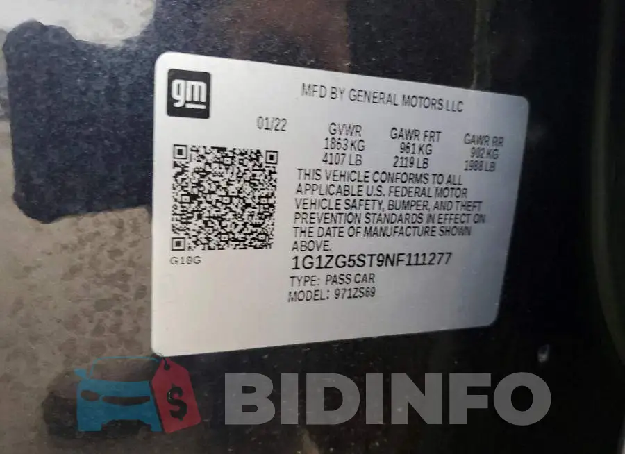 1G1ZG5ST9NF111277 Photo# 12
