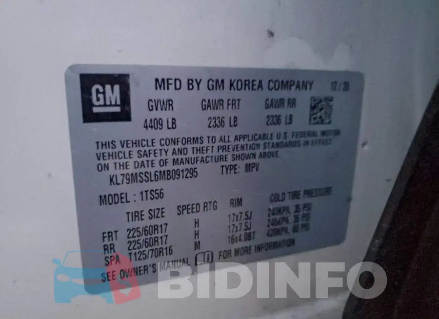 KL79MSSL6MB091295 Photo# 13
