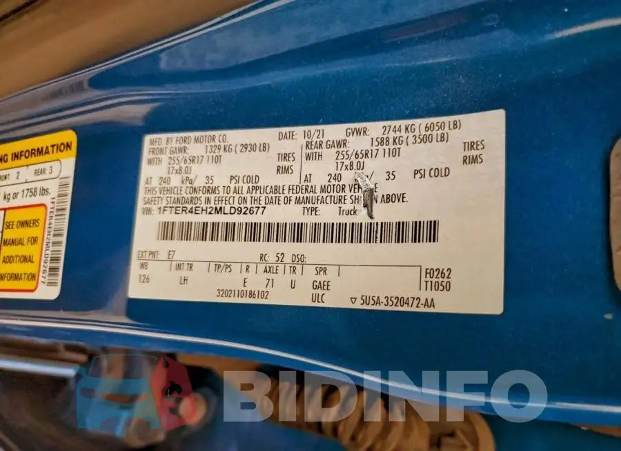 1FTER4EH2MLD92677 Photo# 12
