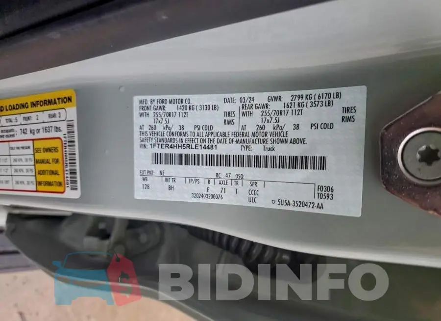 1FTER4HH5RLE14481 Photo# 12