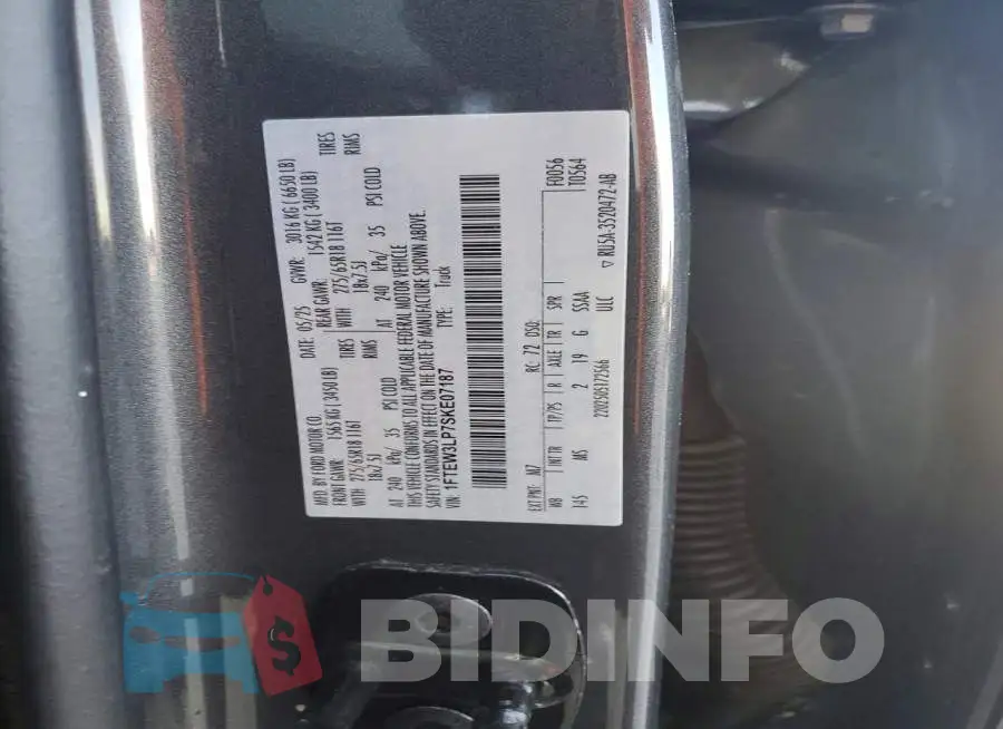 1FTEW3LP7SKE07187 Photo# 12