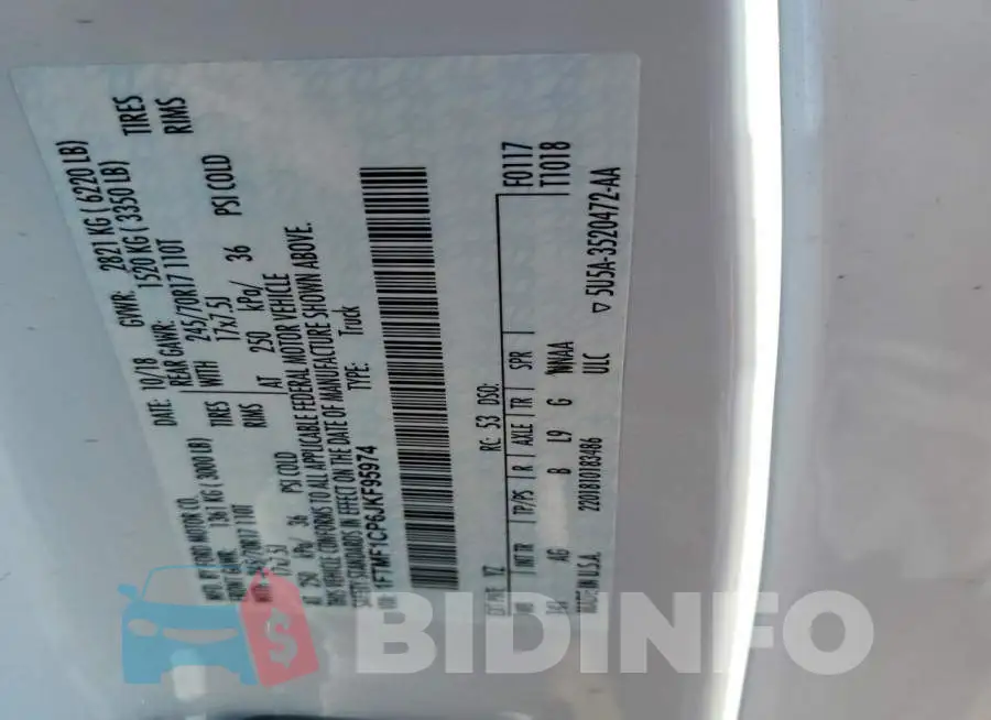 1FTMF1CP6JKF95974 Photo# 12