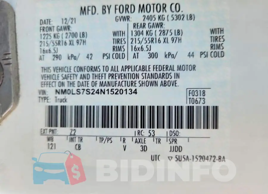 NM0LS7S24N1520134 Photo# 13