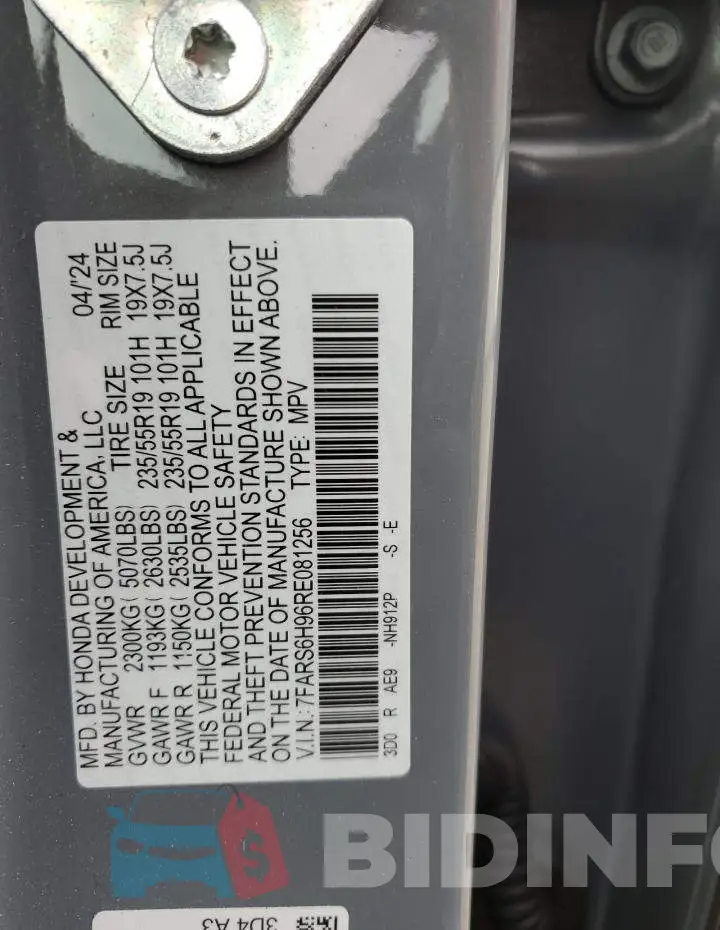 7FARS6H96RE081256 Photo# 14