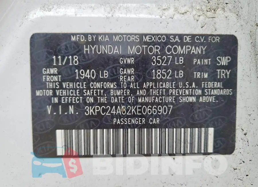 3KPC24A32KE066907 Photo# 12