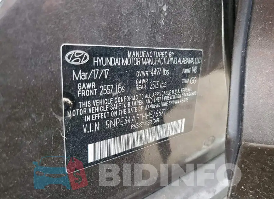 5NPE34AF1HH576671 Photo# 13