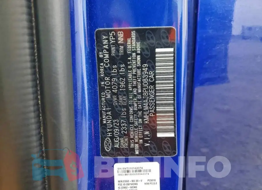 KMHLM4AJ8PU083949 Photo# 12