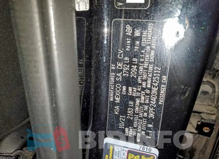 3KPF24AD3NE425112 Photo# 12