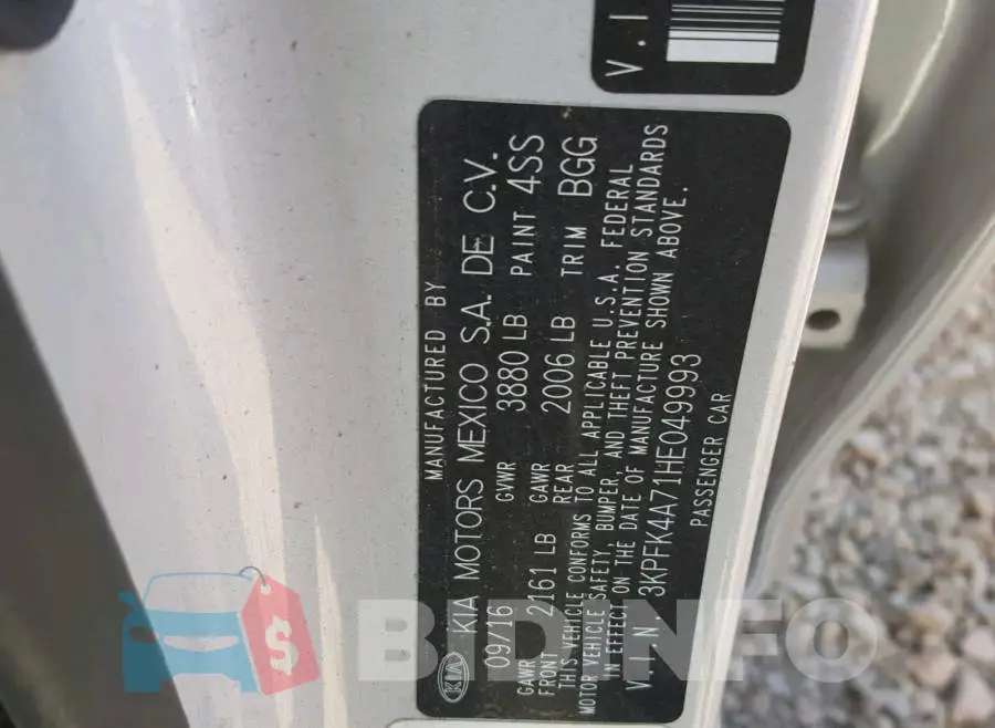 3KPFK4A71HE049993 Photo# 10