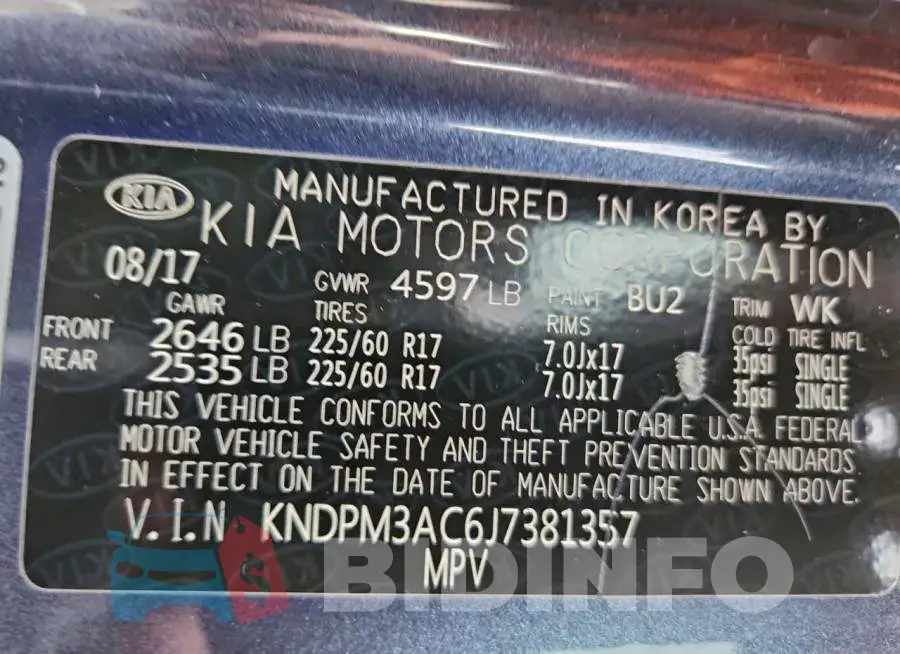 KNDPM3AC6J7381357 Photo# 13